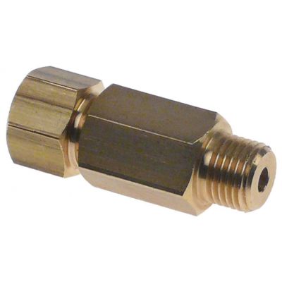 non-return valve inlet ¼" ET outlet ¼" IT L 37,6 mm - 526127