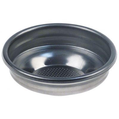 Filtru nepresurizat pentru o cafea, exterior ø 68 mm, montare ø 60 mm, H 21 mm, 12 grame cafea, din inox, orificii ø 0,4 mm - 526342