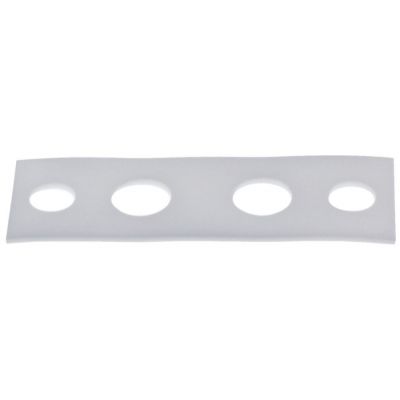 group gasket L 92 mm W 30 mm thickness 2 mm hole distance 72 mm PTFE - 526372