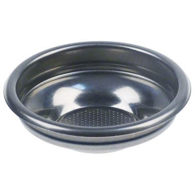 Filtru nepresurizat pentru o cafea, exterior ø 69,5 mm, montare ø 60,8 mm, H 20 mm, 6,5 gr. cafea, din inox, orificii ø 0,4 mm - 526664