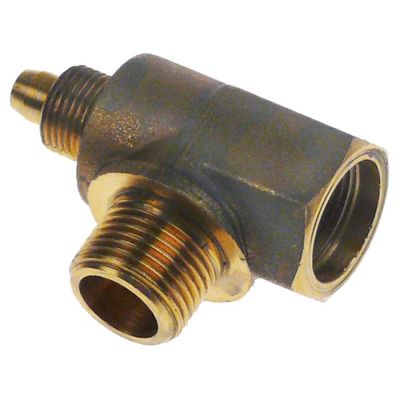 Corp robinet cu filet M12x1, racorduri M16x1 si 3/8", L 49 mm - 526763