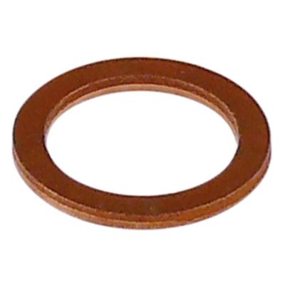 flat gasket copper D1 ø 25 mm D2 ø 18 mm thickness 2 mm - 527157