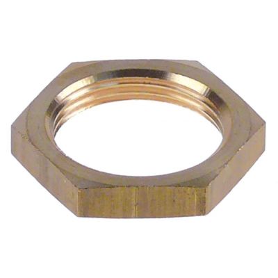 nut M26x1,5 H 5,7 mm WS 32 brass Qty 1 pc - 527269