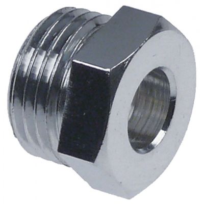 screw connection 1/2" int. ø 1 10,8 mm int. ø 2 15 mm L 17 mm WS 22 - 527942