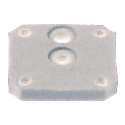 base plate L 34 mm H 4,6 mm W 34 mm - Code 528186
