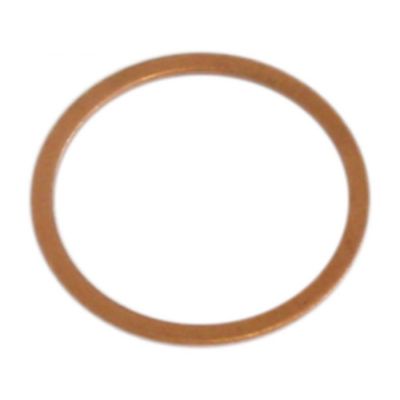 flat gasket copper D1 ø 28 mm D2 ø 24 mm thickness 1 mm - 528383