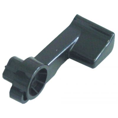 lever handle plastic black - Code 528575