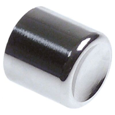 push button ø 20 mm chrome-plated brass M6 - Code 528627