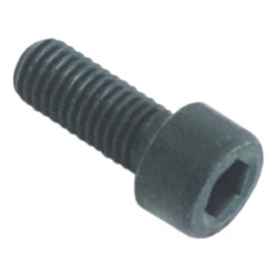 Surub M8, lungime filet 16 mm, pentru imbus 6 mm, din otel zincat - 528693