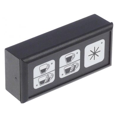 keypad unit W 37 mm L 88 mm buttons 3 1 group - Code 528764
