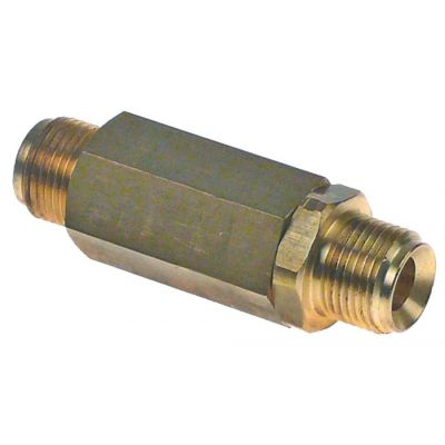 non-return valve T1 3/8" T2 3/8" L 42,5 mm overall length 67 mm - Code 528790