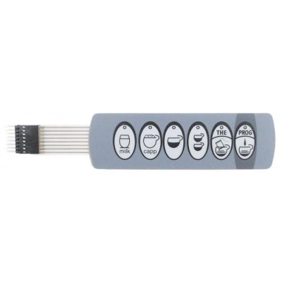 Tastatura membrana cu 6 butoane,132 x 40 mm - 529907