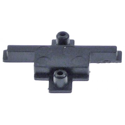 plate for lid L 25mm W 17mm thickness 3mm plastic suitable for FAEMA