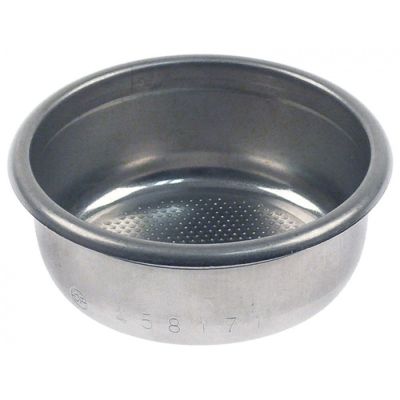 Filtru doua cafele, exterior ø 68 mm, montare ø 60 mm, H 25,5 mm, 14g cafea - 531278