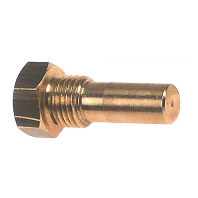 thermowell IT M10x1 ET M14x1,5 L 33 mm brass single ø 10,5 mm - 541519