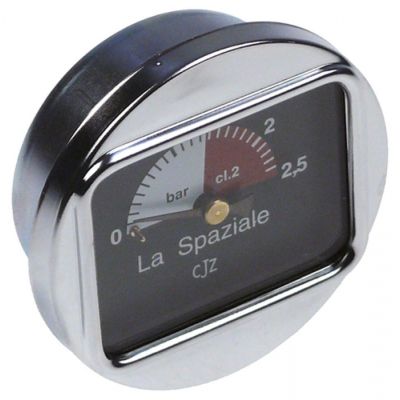 Manometru 0-2,5 bari, montare ø 58 mm, racord 1/4" pe spate, La Spaziale - 541738