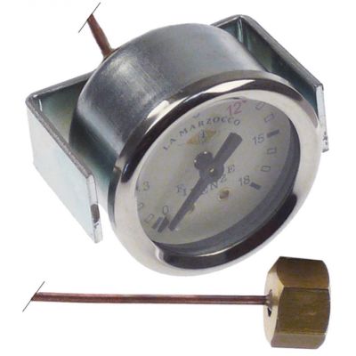 Manometru 0-18 bari, racord 1/8", montare ø 41 mm - 541760