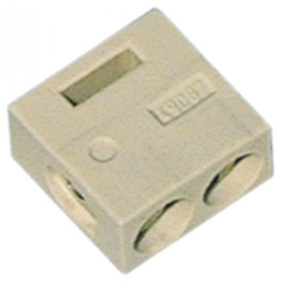 Clema de legatura ceramica (portelan) pentru conductor 10 mm², max. 57 A, max 400 V, 25 x 15 x 25 mm - 550125