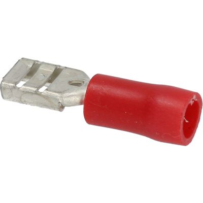 Terminal papuc 4,8x0,8mm fir 0,5-1,5mm ² PVC Cu gal Sn, set 20 buc - 550151B