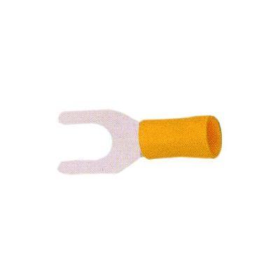 Papuc furca M6 ø 6,5mm, pentru fir 4,0-6,0mm², Cu gal Sn, set 20 buc - 550177B