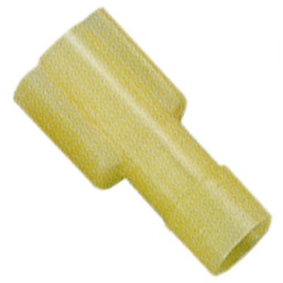 Papuc terminal izolat complet galben 6,3 x 0,8 mm, pentru fir 4,0-6,0 mm², t.max. 105 °C, set 100 buc - 550644