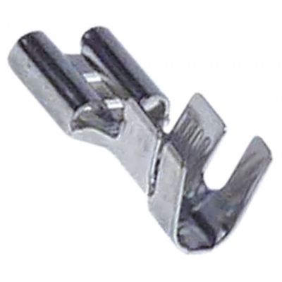 Papuc terminal pentru fir 2,5-6,3 mm², latime 6,3 mm, t.max. 110°C, 100 buc - 550655