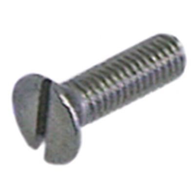 countersunk screws M5 L 20 mm SS DIN 963 Qty 20 pc intake slotted head ø 9,2 mm - 560216