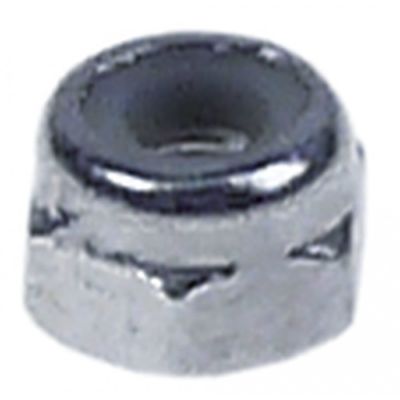Piulita inox cu autoblocare M3, H 4 mm, hexagon 5,5 mm - 560227