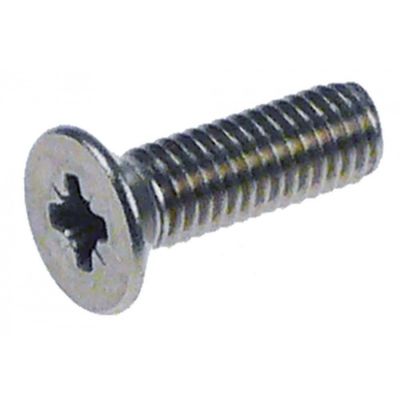 countersunk screw M5 L 16 mm stainless steel DIN 965 Qty 1 pc intake Phillips head ø 9 mm - 560370