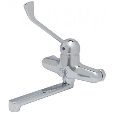 baterie de perete cu robinet monocomanda lungime de scurgere 202mm racord 1/2\" DG 150mm