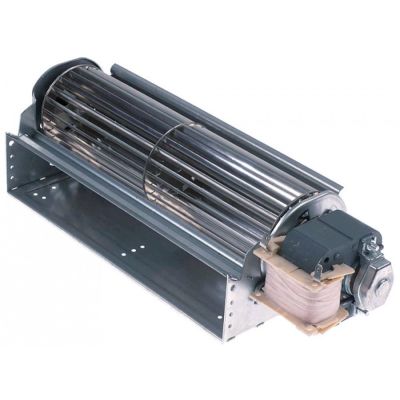Ventilator tangential 200 m³/h, cu tambur L 240 mm, ø 65 mm, cu motor in dreapta 230 V, 50 Hz - 601505