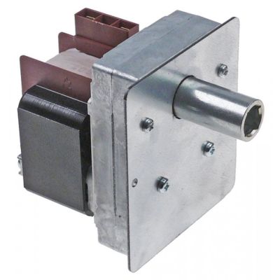 Motoreductor 2 R/min, 50 W, 230 V, ax ø 21 mm, pentru tija 12 x 12 mm - 601765