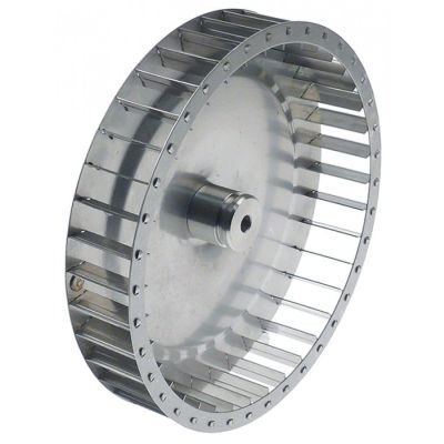 Elice/turbina ventilator ø 200mm, int. ø 6,5x8mm, H 38 mm, cu 38 aripioare, Tecnoeka 00005870