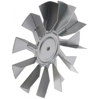 elice/turbina ventilator ø 127mm L 16mm orificiu ax ø 6x5mm tablă de oțel zincată