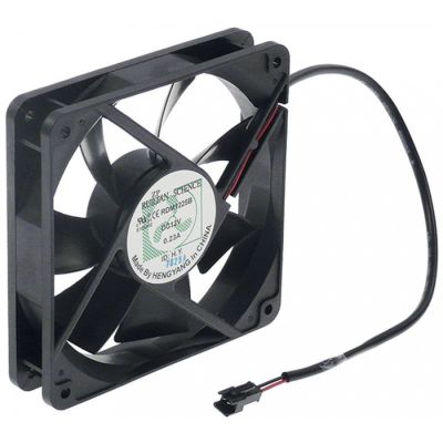 ventilator axial L 119mm L 119mm Î 25mm 12VDC 2.8watt racord conectare cu priză