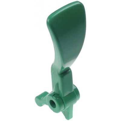 Clapeta levier pentru robinet 95 x 38 mm, culoare verde - 22700-01860