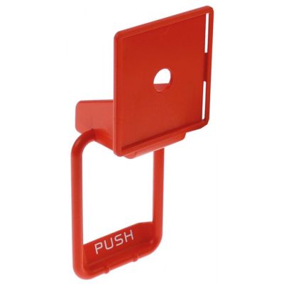 lever for drink dispenser PUSH L 200mm W 80mm H 66mm red Arctic