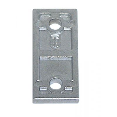 base plate for swinging strike L 47,5 mm H 5 mm W 21 mm hole distance 31 mm type PRESTO no. 6186 - 690108