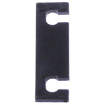 base plate H 2 mm L 38 mm W 11 mm plastic mounting distance 26 mm type ERGO no. 6188 - 690111