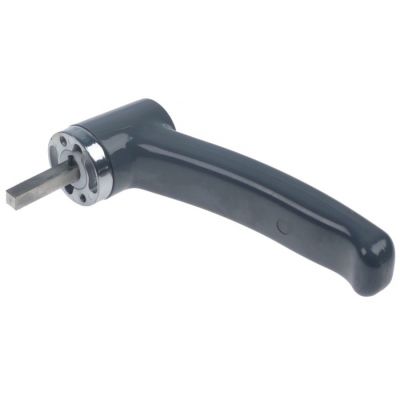 door handle handle ø 40 mm grey shaft 8x8mm handle length 140 mm - 690761