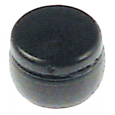 plug for bumper angle ø 10,7mm black Qty 1 pcs