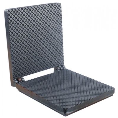 cast plate for waffle iron for model GES40 set mounting pos. upper/lower L 250mm W 250mm H 60mm