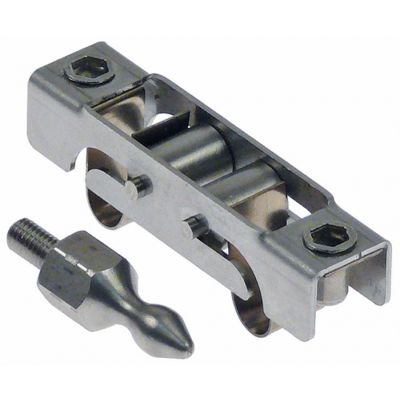 închizător cu arc L 60mm L 19mm Î 20mm DPF 50.5mm complet cu prindere pentru închizătoare