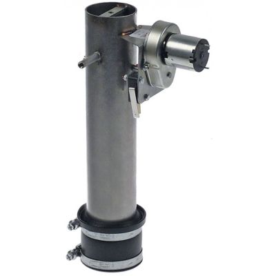 valva de ventilatie cu clapeta complet cu motor L 265mm ø 50mm 12VDCV