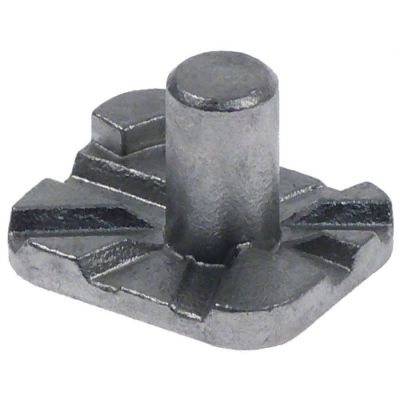 suport pivot cu reținere cu bolț L 30mm PM jos dreapta L 25mm Î 23mm