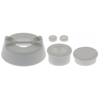 suport ø 55mm Î 22mm plastic ABS cu capac