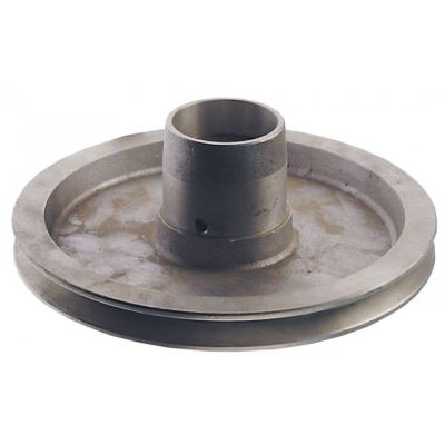 V-belt pulley disc ø 165 mm single shaft intake ø 20 mm groove depth 10 mm