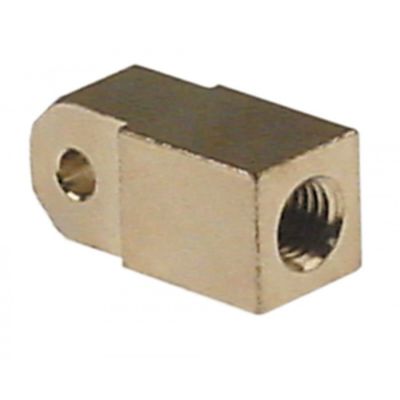 end piece L 30 mm internal width M8mm rollerø 4,5 mm metal chrome-plated