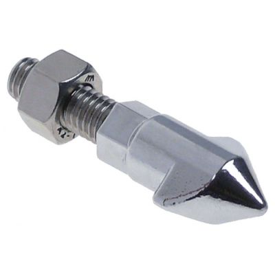 Carlig inchizatoare L 52 mm, filet M8x1,25, cromat - 694477