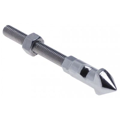 Carlig cu 2 trepte pentru inchizatoare, L 98 mm, filet M8x1,25, cromat - 694482